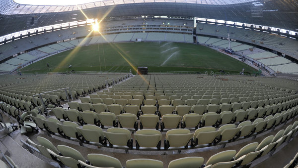Строительство стадиона Кастелан в Бразилии