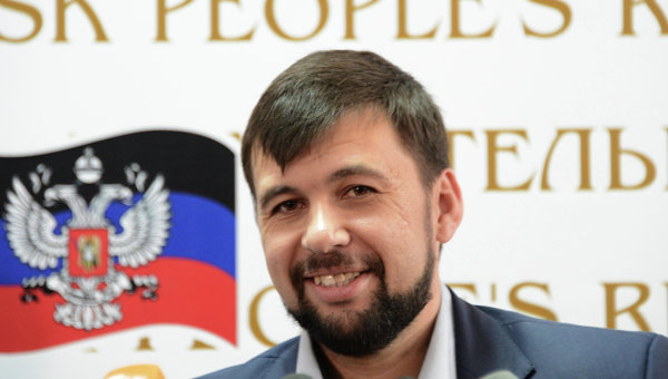 Председатель временного правительства ДНР Денис Пушилин