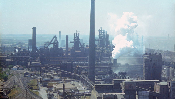Донецкий металлургический завод. Архивное фото