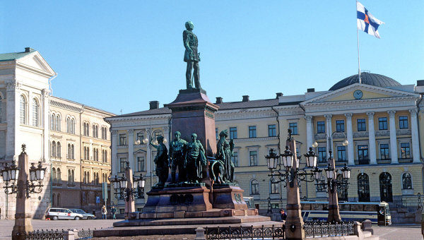 Площадь в Финляндии. Архивное фото