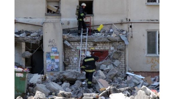 Взрыв в доме в Николаеве