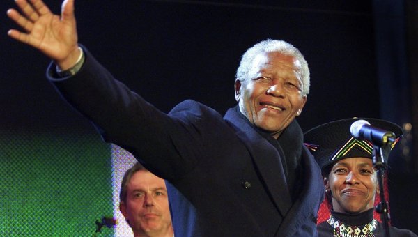 Экс-президент ЮАР Нельсон Мандела