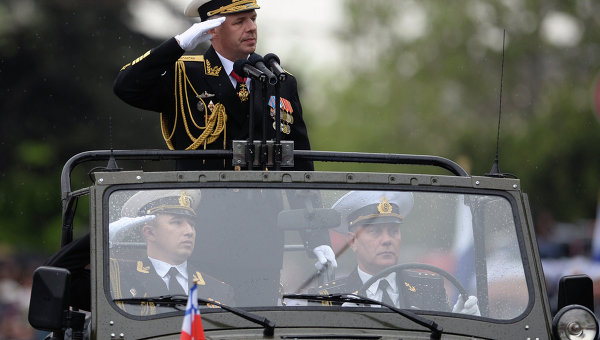 Военный парад в Крыму