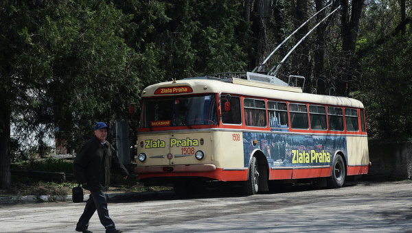 Троллейбусный парк в Симферополе
