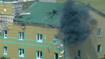 Ситуация в Луганске. Погранслужба Украины в микрорайоне Мирный