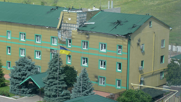 Здание погранотряда в Луганске