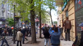 Столкновения в центре Одессы. 2 мая 2014