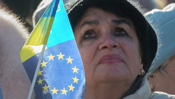 Евромайдан в Украине. Архивное фото