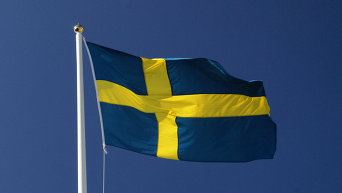 Шведский флаг. Архивное фото