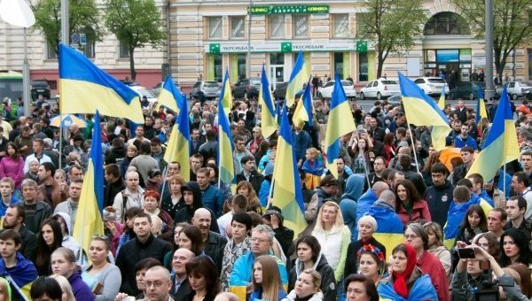 Митинг в Харькове. Архивное фото