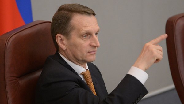 Председатель Госдумы РФ Сергей Нарышкин