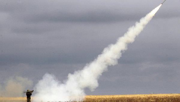 Запуск зенитной ракеты Игла. Архивное фото