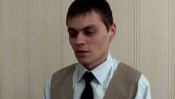 Активист Правого сектора Кирилл Пилипенко, задержанный в РФ. Стоп-кадр с видео