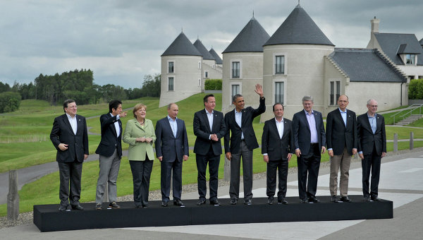 Участники саммита G8. Архивное фото
