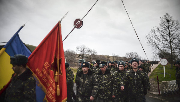 Украинские военнослужащие в Севастополе
