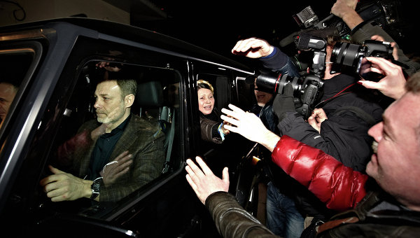 Юлия Тимошенко выезжает из больницы