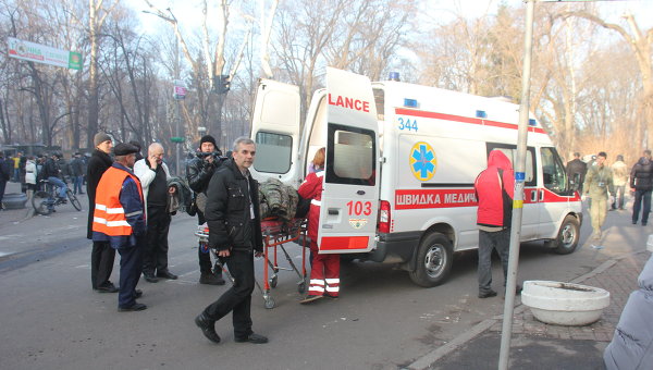 Столкновения в центре Киева