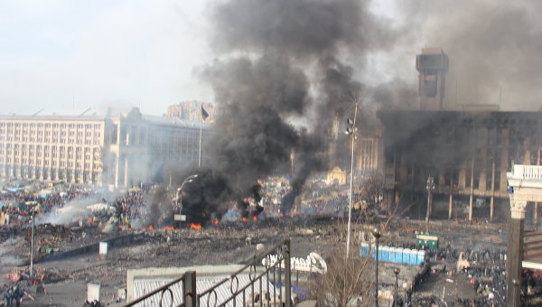 Ситуация на Майдане после разгона