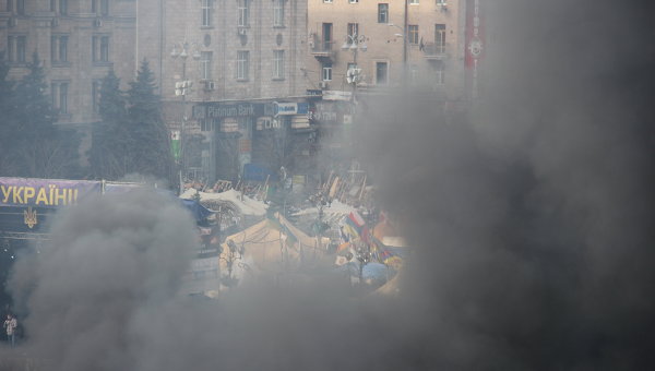Майдан в дыму