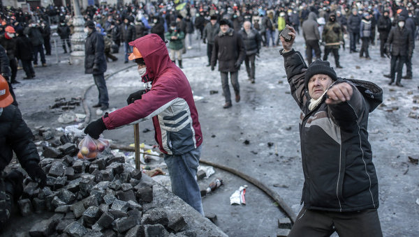 Беспорядки в Украине. Архивное фото