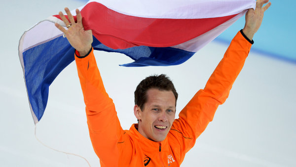 Голландский конькобежец Штефан Гротхайс