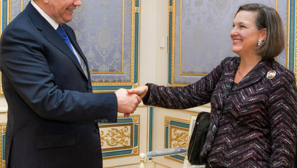 Встреча Виктора Януковича с Викторией Нуланд