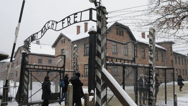 Музей лагеря смерти Освенцим в Польше