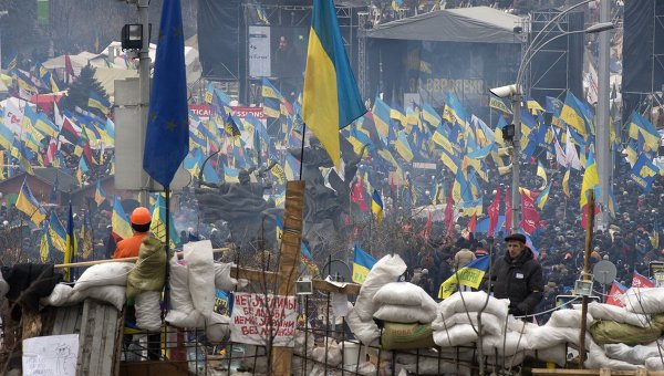 Во время Евромайдана. Архивное фото