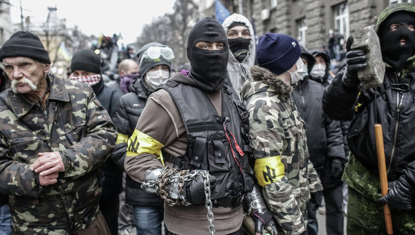 Акция сторонников евроинтеграции Украины