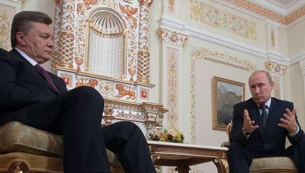 Встреча Владимира Путина с Виктором Януковичем