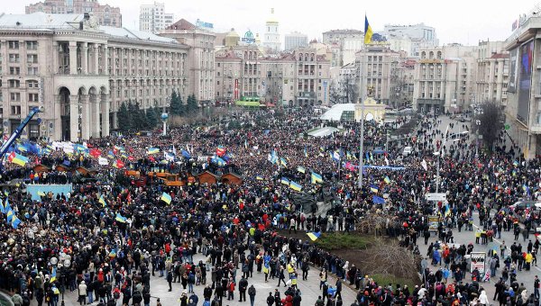 Акция протеста на Майдане