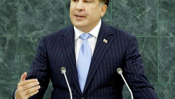 Михаил Саакашвили выступает на 68-й сессии Генассамблеи ООН