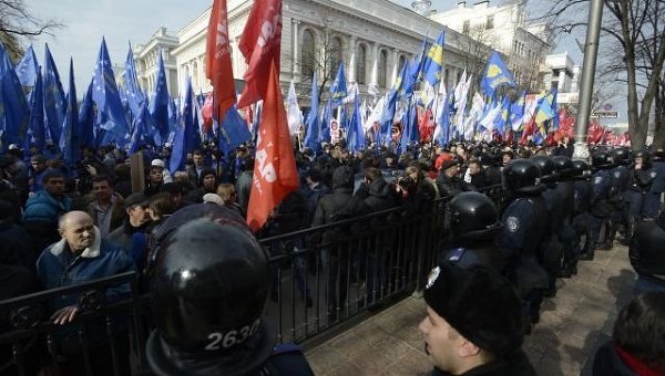 Митинг оппозиции в Киеве