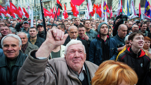 Митинг оппозиции в Харькове
