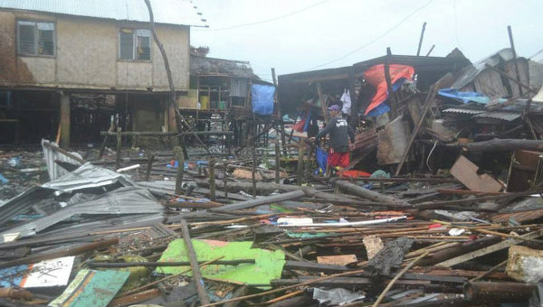 Последствия супертайфуна Йоланда на Филиппинах. Фото с места события