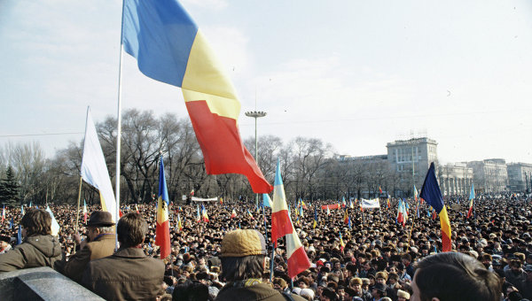 Митинг Народного фронта Молдавии