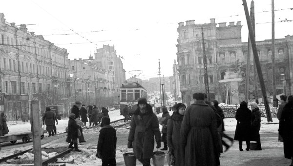 Освобожденнный от немцев Киев, 1943 год