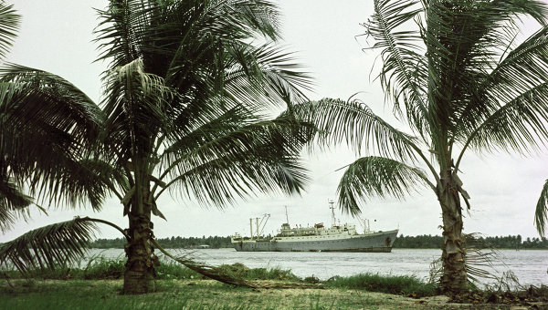Траулер у берегов Нигерии