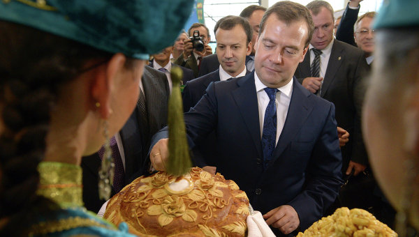 Д.Медведев на 15-й российской агропромышленной выставке Золотая осень-2013