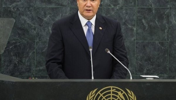 Виктор Янукович выступает на 68-й сессии Генассамблеи ООН
