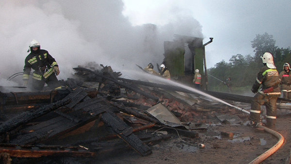 Пожар в интернате в Новгородской области