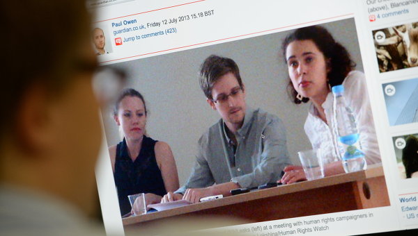 Встреча Сноудена с правозащитниками