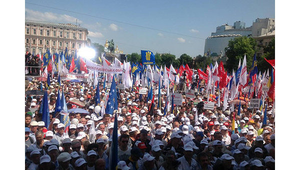 Акция оппозиции в Киеве
