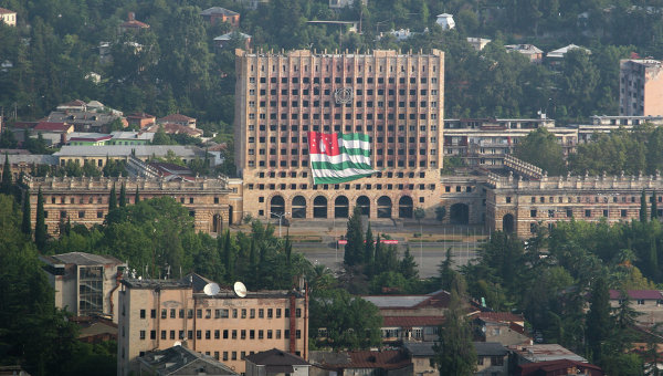 Здание парламента республики Абхазия