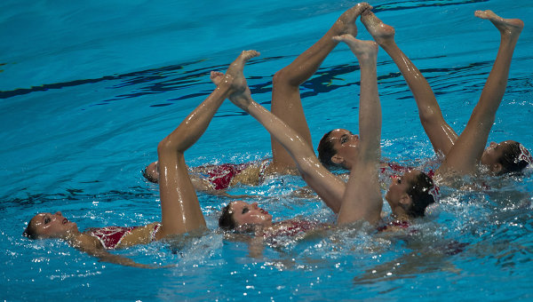 Чемпионат мира по водным видам спорта. 7-й день. Синхронное плавание