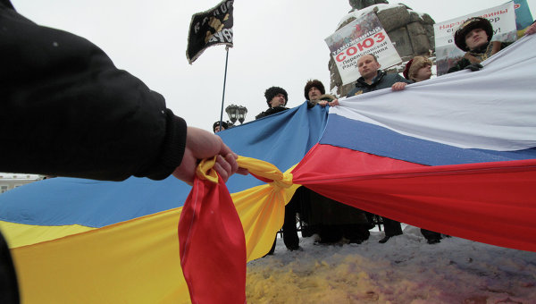 Акция в поддержку присоединения Украины к Таможенному союзу