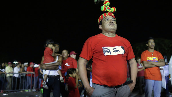 Прощание с президентом Венесуэлы Уго Чавесом