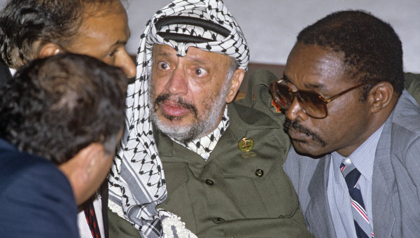 Председатель Исполкома Организации освобождения Палестины Ясир Арафат