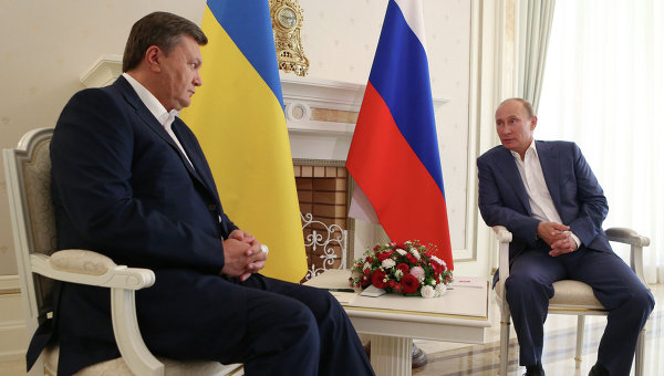 Встреча В.Путина и В.Януковича