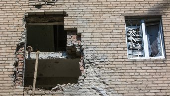 Славянск понес значительные разрушения после обстрела